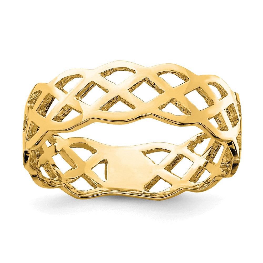 Gold Polished Celtic Knot Rings