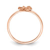 Gold Polished Plumeria Rings