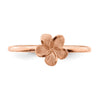 Gold Polished Plumeria Rings