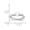 Gold Polished Children's Signet Rings