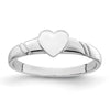 Gold Polished Children's Signet Rings