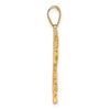 Gold Latin Cross Pendant