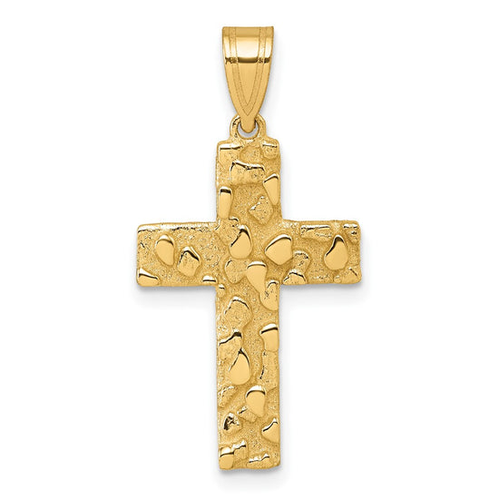 Gold Latin Cross Pendant