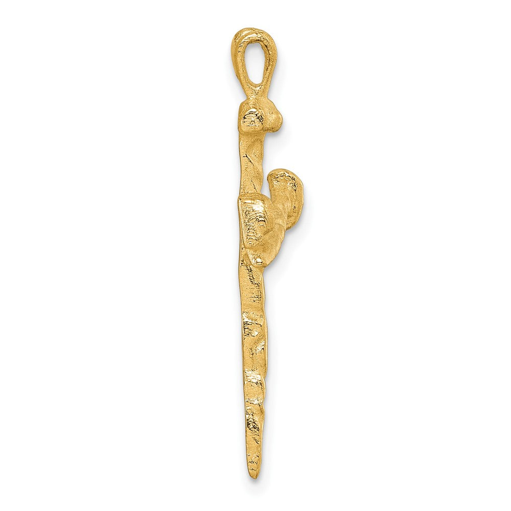 Gold Holy Matrimony Cross Pendant