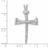Gold Holy Matrimony Cross Pendant