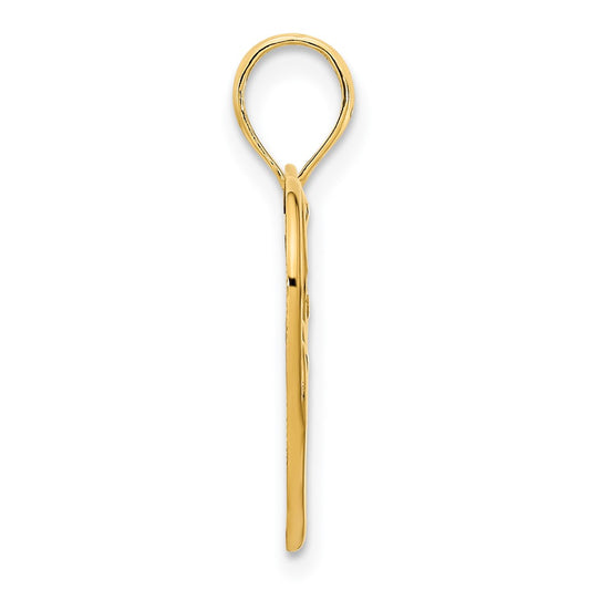 14k Heart in Heart Pendant