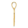 14k Fancy Cut-out Heart Pendant