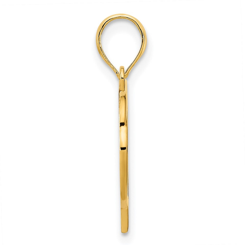 14k  Heart in Heart Pendant