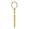 14k Fancy Open Heart Pendant