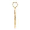 14k Fancy Fleur de Lis Pendant