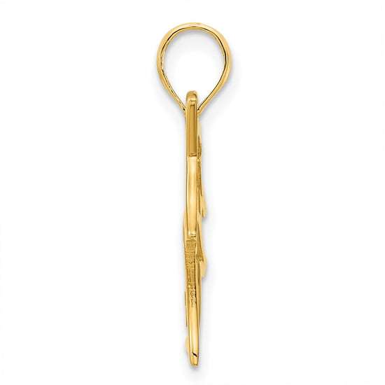 14k Cut-out Unicorn Pendant