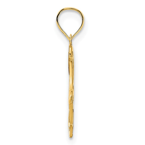 14k Fancy Celtic Knot Design Pendant