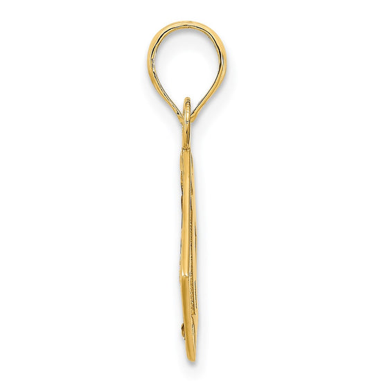 14k Lighthouse Compass Pendant