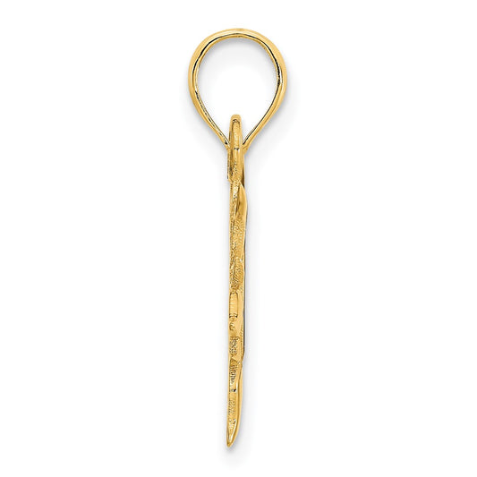 14k Epoxy I LOVE MY SUNSHINE Sun Pendant