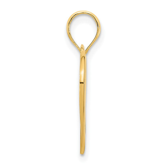 14k Fancy Two Hearts Pendant