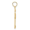 14k Fancy Cross Pendant