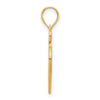 14k Cut-out Heart Pendant