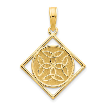14k Fancy Celtic Knot Pendant