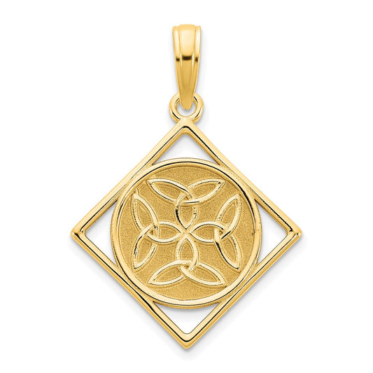 14k Fancy Celtic Knot Pendant