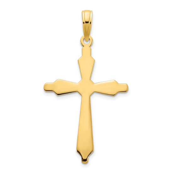 14k Fancy Cross Pendant