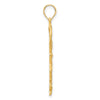 14k Gymnast with Ribbon Pendant