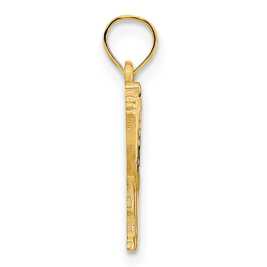 14k Camel with Fancy Saddle Charm