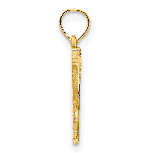 14k Camel with Fancy Saddle Charm