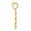 14k Polished Christmas Tree Pendant