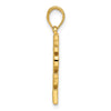 14k Polished HOPE Pendant