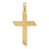 14k Fancy Angled Cross Pendant