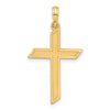 14k Fancy Angled Cross Pendant