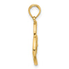 14k Fancy Infinity Heart Charm