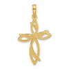 14k Fancy Cross Charm