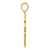 14K Polished Fancy Hummingbird Charm