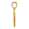 14K Polished Fancy Swirl Filigree Heart Charm