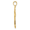 14K Fancy Two Cross Charm