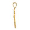 14K Fancy Entwined Cross Charm