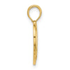 14K Polished Fancy LOVE in Heart Charm