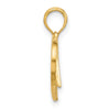 14K Polished Fancy Wing and Heart Charm