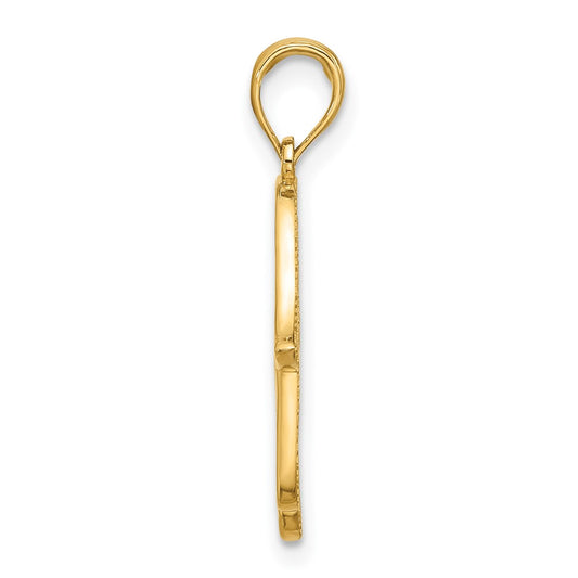 14K Fancy Hamsa Charm