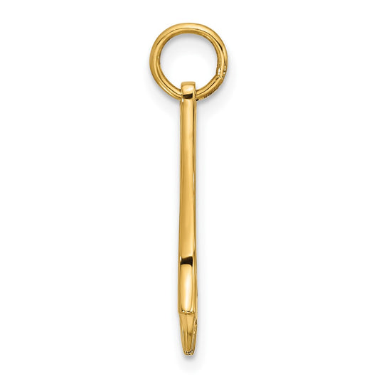 14k Fancy Adjustable Wrench Charm