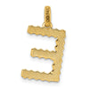 14Ky Fancy Twist Letter Initial Charms