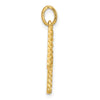 14Ky Fancy Twist Letter Initial Charms