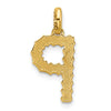 14Ky Fancy Twist Letter Initial Charms