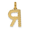 14Ky Fancy Twist Letter Initial Charms