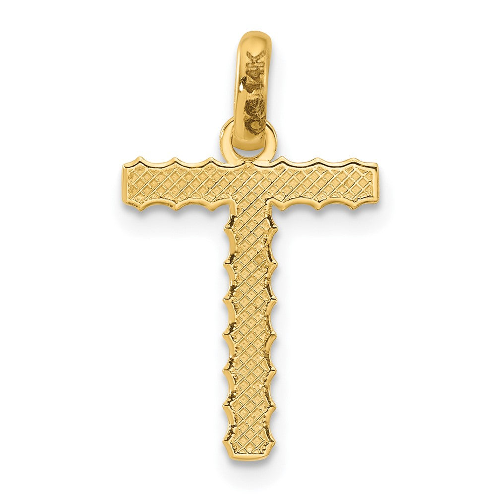 14Ky Fancy Twist Letter Initial Charms