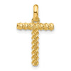 14Ky Fancy Twist Letter Initial Charms