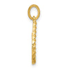 14Ky Fancy Twist Letter Initial Charms