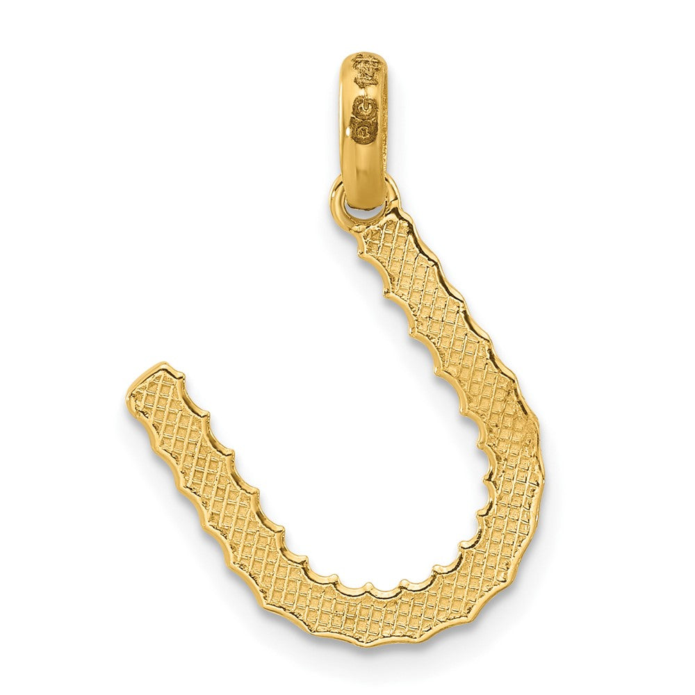 14Ky Fancy Twist Letter Initial Charms