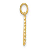 14Ky Fancy Twist Letter Initial Charms